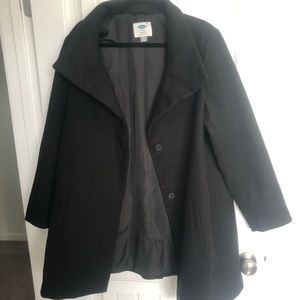 Black pea coat